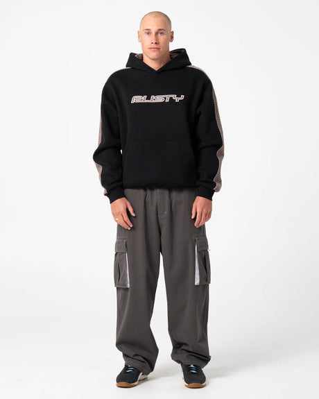 Rusty - Lay Low Hooded Fleece | Black