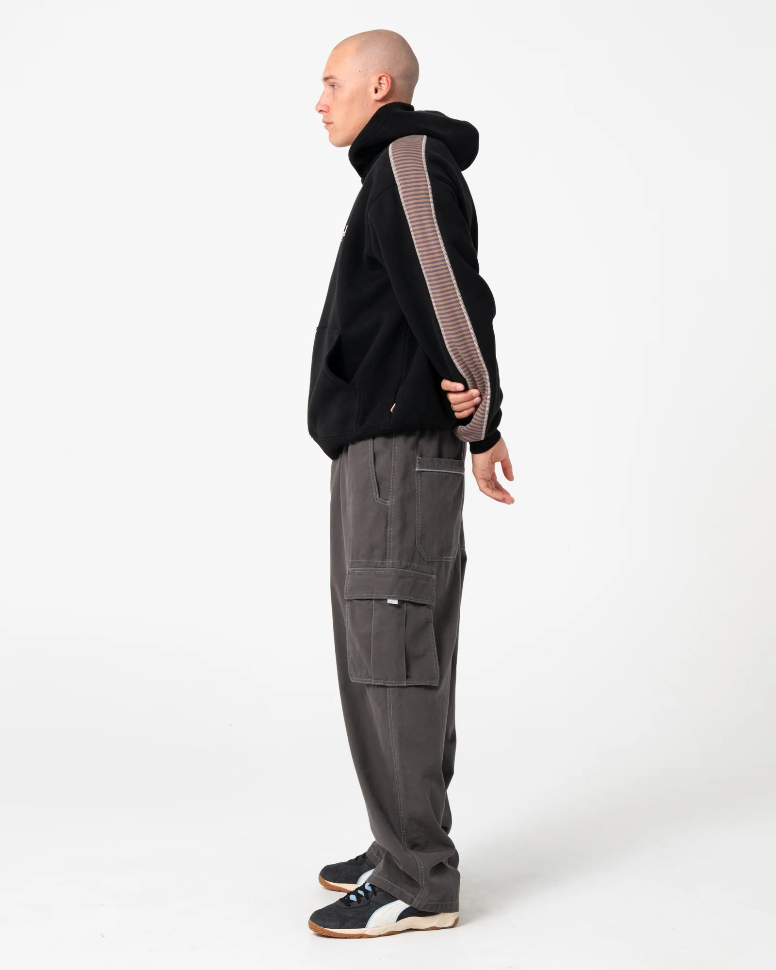 Rusty - Lay Low Hooded Fleece | Black