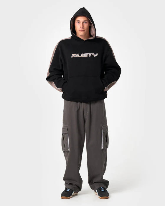 Rusty - Lay Low Hooded Fleece | Black