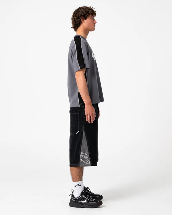 Rusty- Hit Up Short Sleeve Tee | Steel