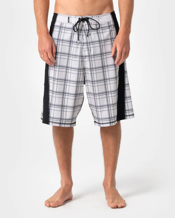 Rusty - Cyberpunk Fixed Waist Boardshort | Stone Grey