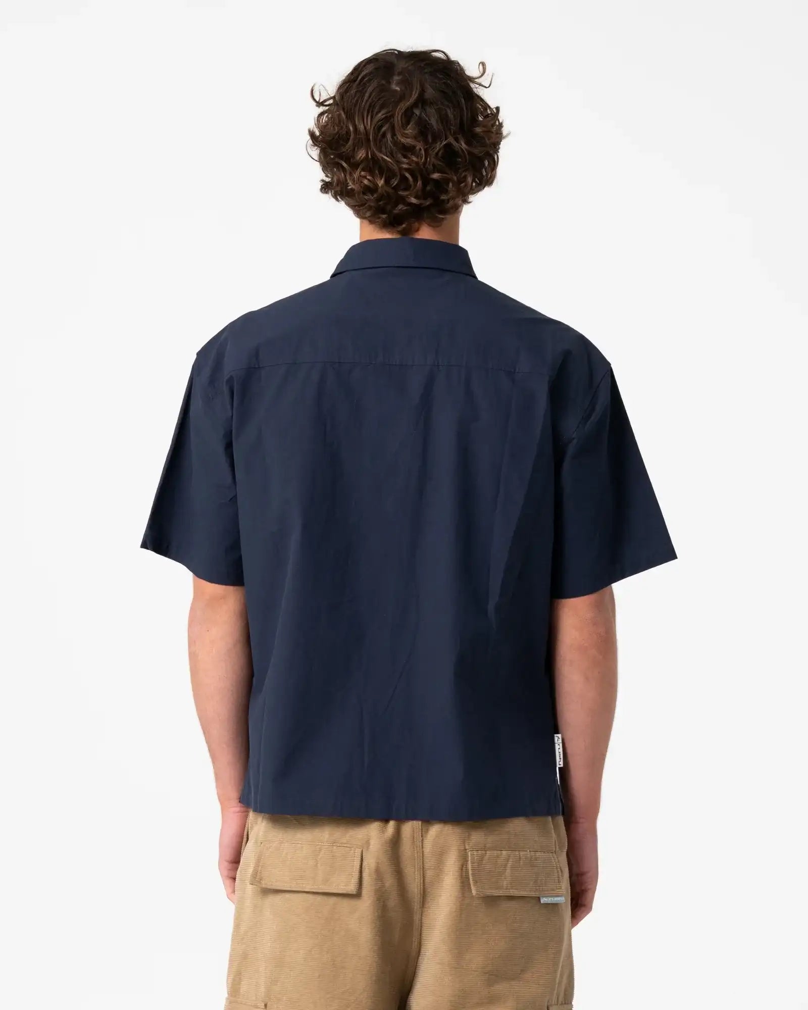 Rusty - Morning Glory Short Sleeve Shirt | Navy Blue