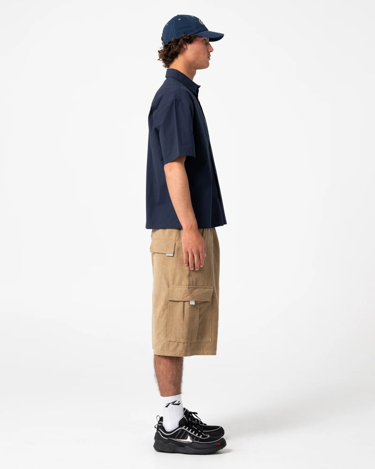 Rusty - Morning Glory Short Sleeve Shirt | Navy Blue