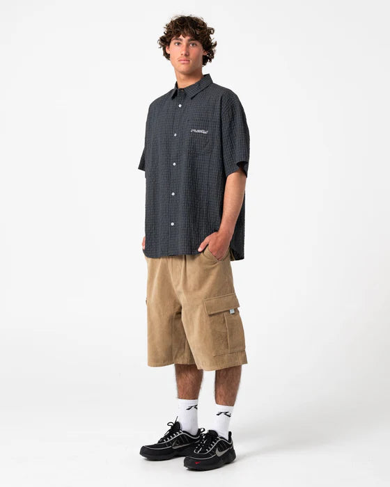 Rusty - Defender Short Sleeve Shirt |  Black