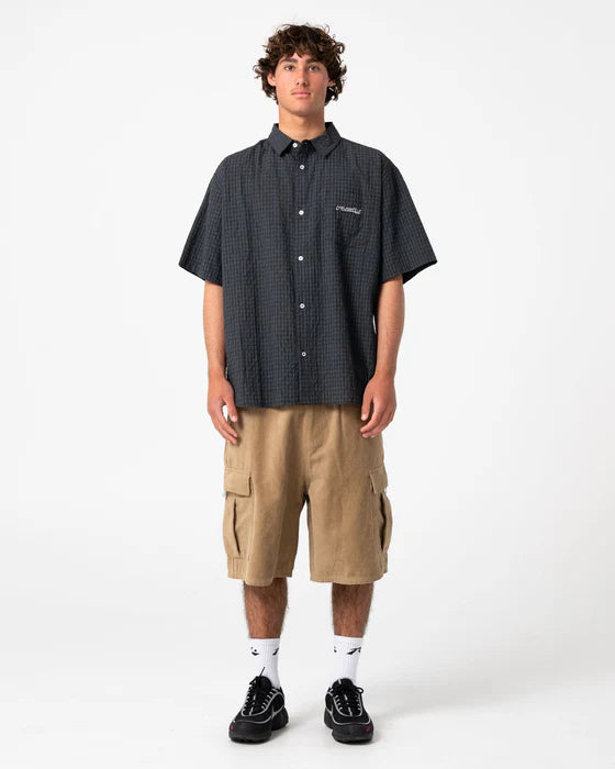 Rusty - Defender Short Sleeve Shirt |  Black