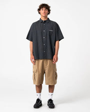 Rusty - Defender Short Sleeve Shirt |  Black
