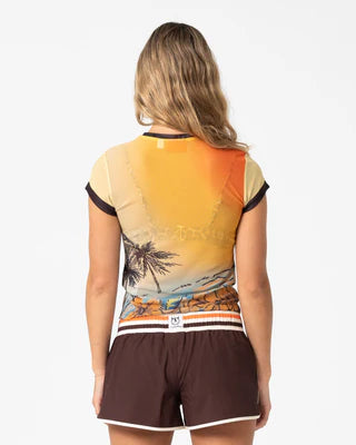 Rusty - La Cabana Mesh Baby Tee | aka Cabana Print