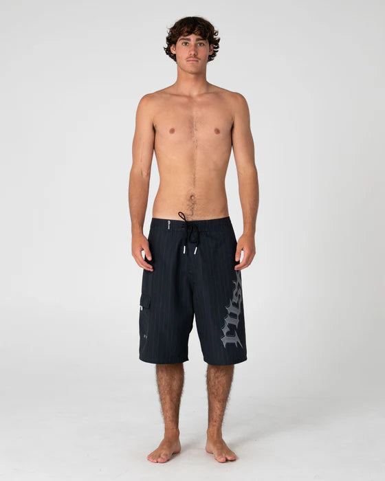 Rusty - Primal Riot Fixed Waist Boardshort | Black