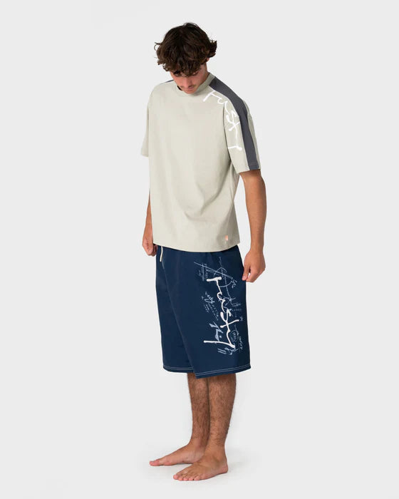 Rusty - Crisis Hybrid Waist Boardshort | Navy Blue