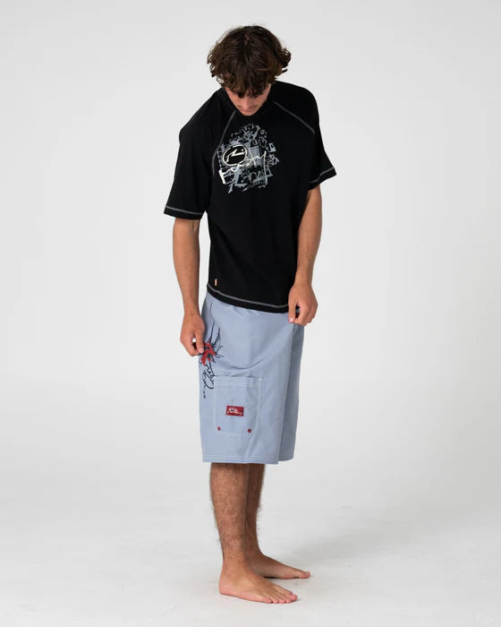 Rusty - Crisis Hybrid Waist Boardshort | Stone Grey