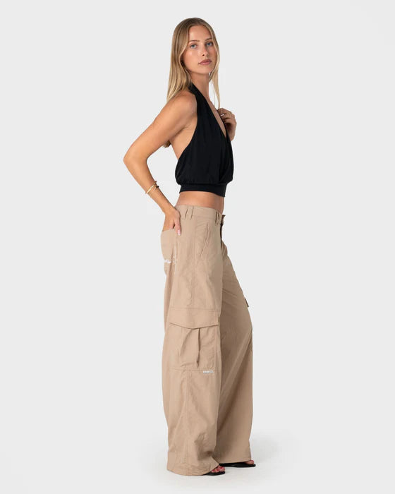 Rusty - Melrose Loose Low Rise Cargo Pant | Abbey Stone