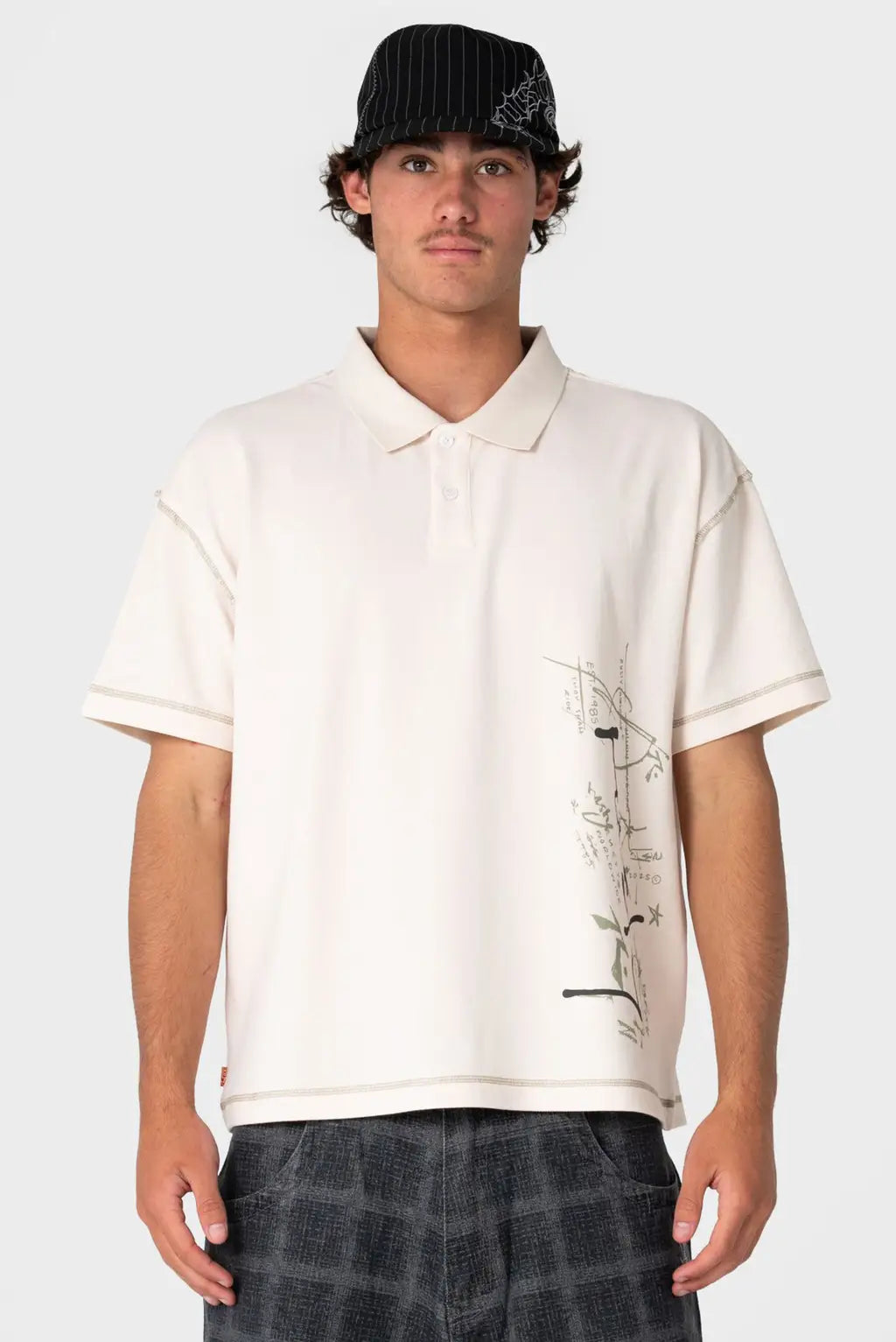 Rusty - Funkshen Short Sleeve Polo |  Cream