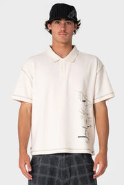 Rusty - Funkshen Short Sleeve Polo |  Cream