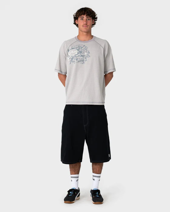 Rusty - Riddle Me This Short Sleeve Tee | Stone Grey