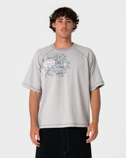 Rusty - Riddle Me This Short Sleeve Tee | Stone Grey