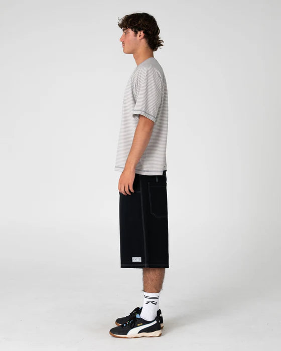 Rusty - Riddle Me This Short Sleeve Tee | Stone Grey