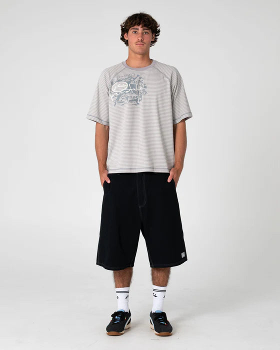 Rusty - Riddle Me This Short Sleeve Tee | Stone Grey