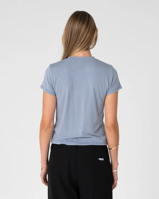 Rusty - Monty Hartlo Relaxed Baby T-Shirt | Stone Grey