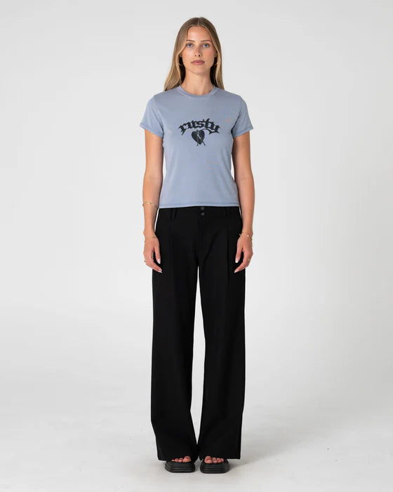 Rusty - Monty Hartlo Relaxed Baby T-Shirt | Stone Grey