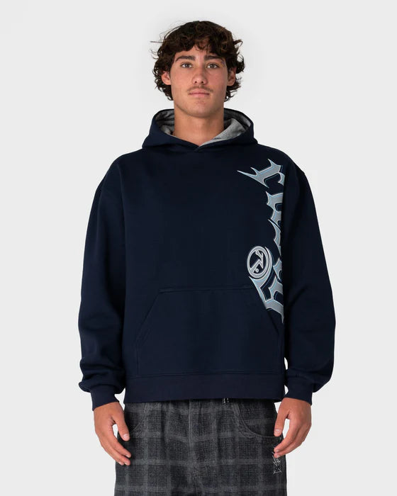 Rusty - Primal Confusion Hooded Fleece | Navy Blue