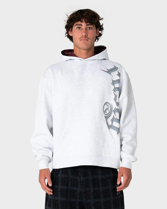 Rusty - Primal Confusion Hooded Fleece | Ecru Marle