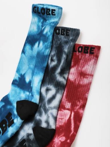 Globe - All Tied Up Crew Socks | Multi 3pk (Size 7-11)