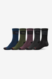 Globe - Horizon Crew Socks Multi 5pk | Dark/Assorted