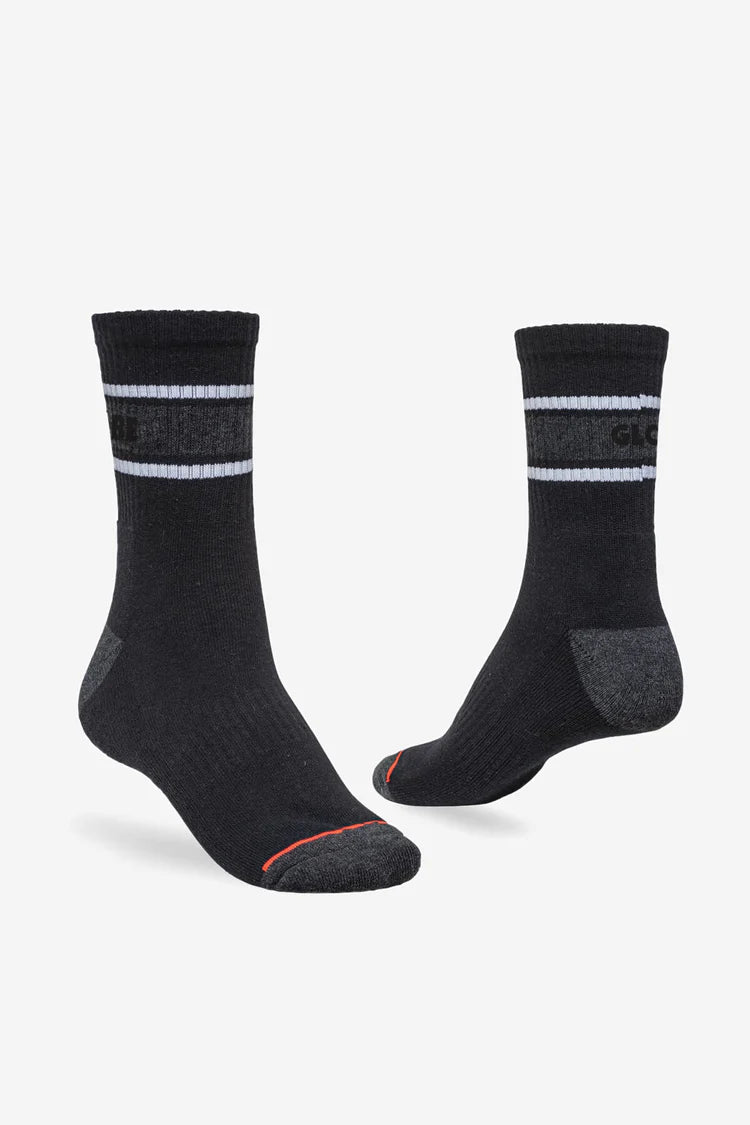 Globe - Triple Stripe Crew Socks Multi 5pk | Assorted