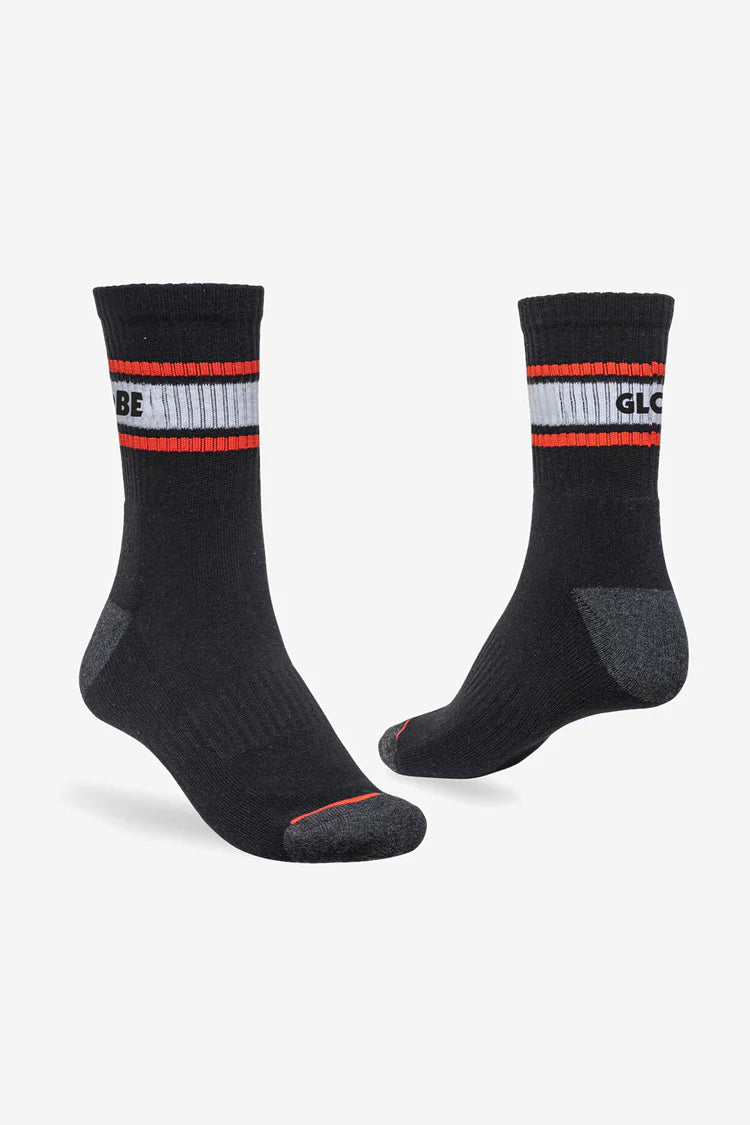 Globe - Triple Stripe Crew Socks Multi 5pk | Assorted