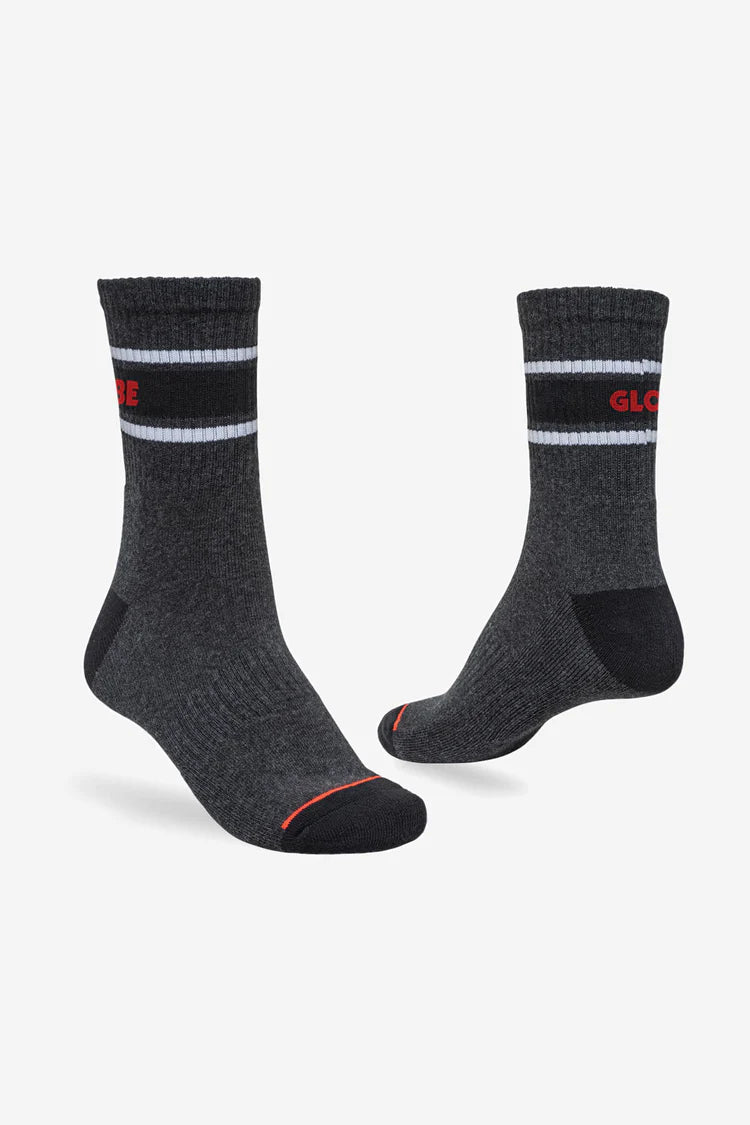 Globe - Triple Stripe Crew Socks Multi 5pk | Assorted