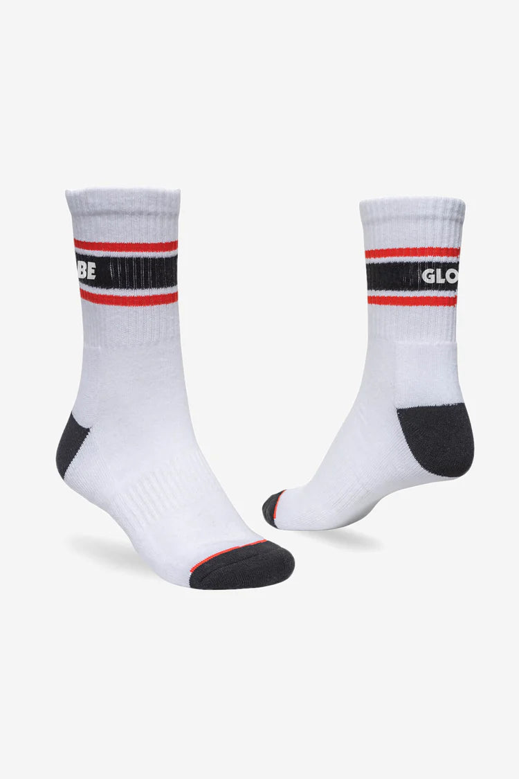 Globe - Triple Stripe Crew Socks Multi 5pk | Assorted