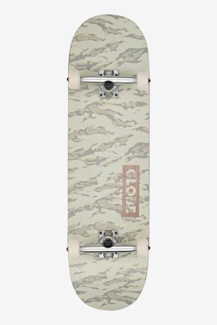 Globe - Goodstock Complete Skateboard 8.75 | Vintage White Camouflage
