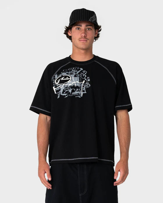 Rusty - Riddle Me This Short Sleeve Tee | Black