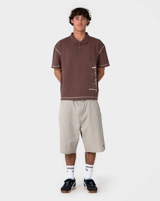 Rusty - Funkshen Short Sleeve Polo |  Pinecone