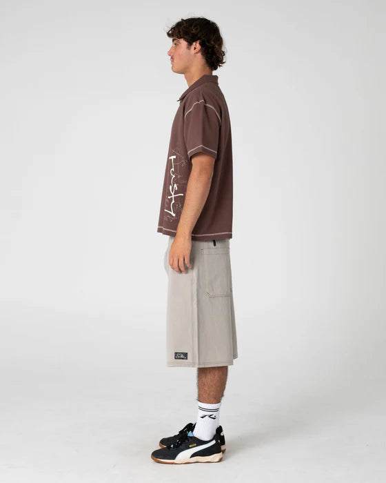 Rusty - Funkshen Short Sleeve Polo |  Pinecone