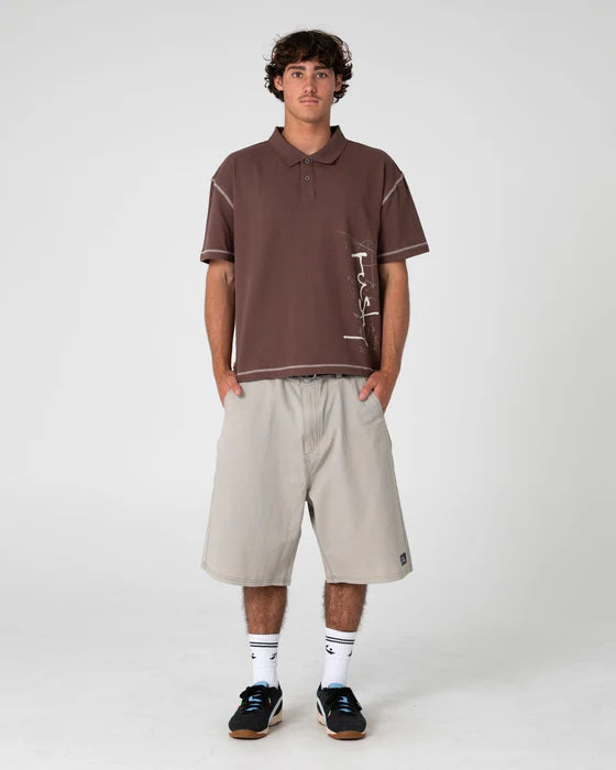 Rusty - Funkshen Short Sleeve Polo |  Pinecone