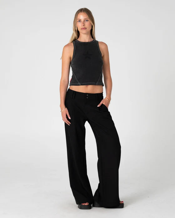 Rusty - Beverley Low Rise Suit Pant | Black
