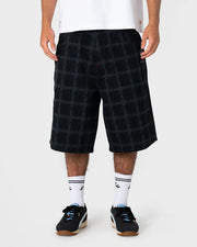 Rusty - Griddy Wide Baggy Jort | Black Out