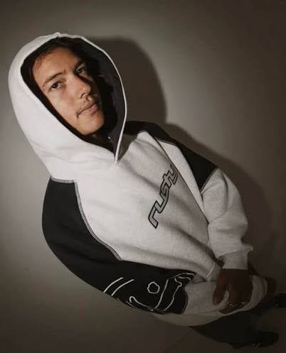 Rusty - Incognito Hooded Fleece | Ecru Marle