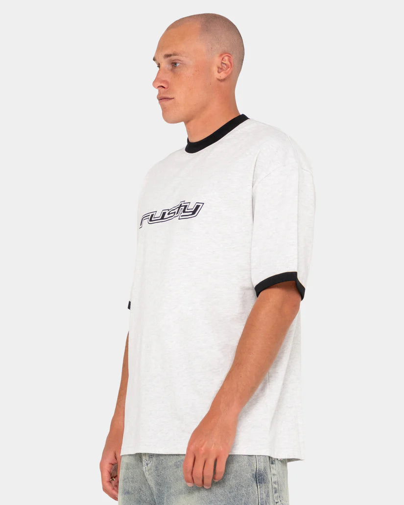Rusty - Dead Ringer Short Sleeve Tee | Ecru Marle