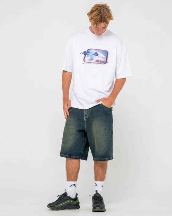 Rusty - Tidal Kombat Short Sleeve Tee | White