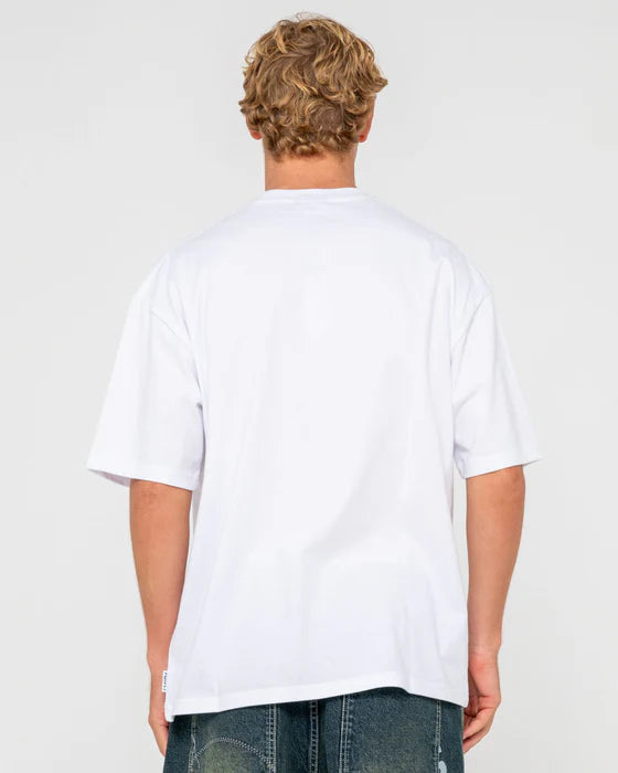 Rusty - Tidal Kombat Short Sleeve Tee | White