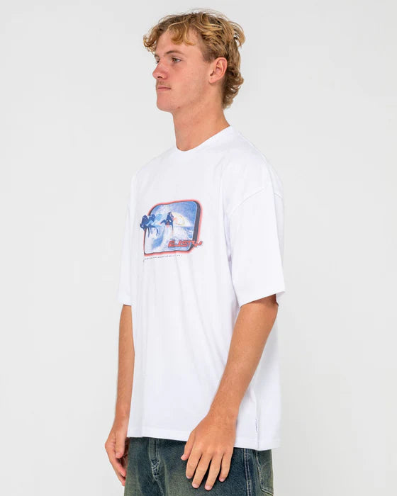 Rusty - Tidal Kombat Short Sleeve Tee | White
