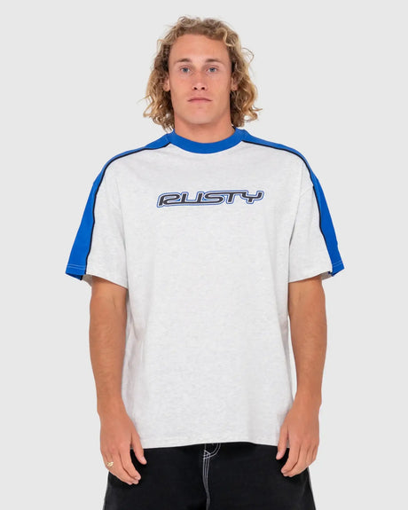 Rusty - Straight Shooter Short Sleeve Tee | Ecru Marle