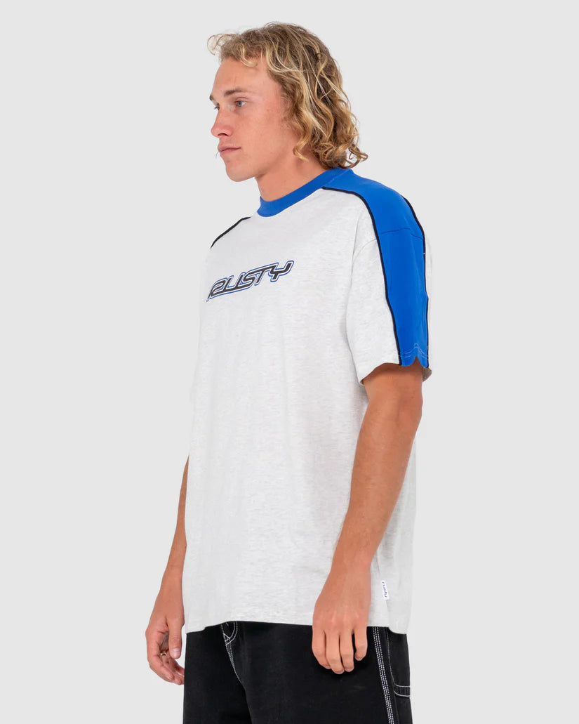 Rusty - Straight Shooter Short Sleeve Tee | Ecru Marle