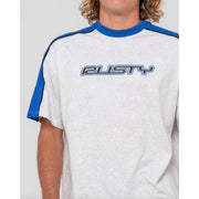 Rusty - Straight Shooter Short Sleeve Tee | Ecru Marle