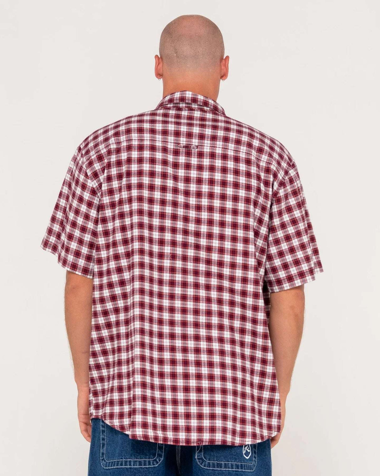 Rusty - Worldwide Curved Hem Short Sleeve Shirt |  Rhubarb