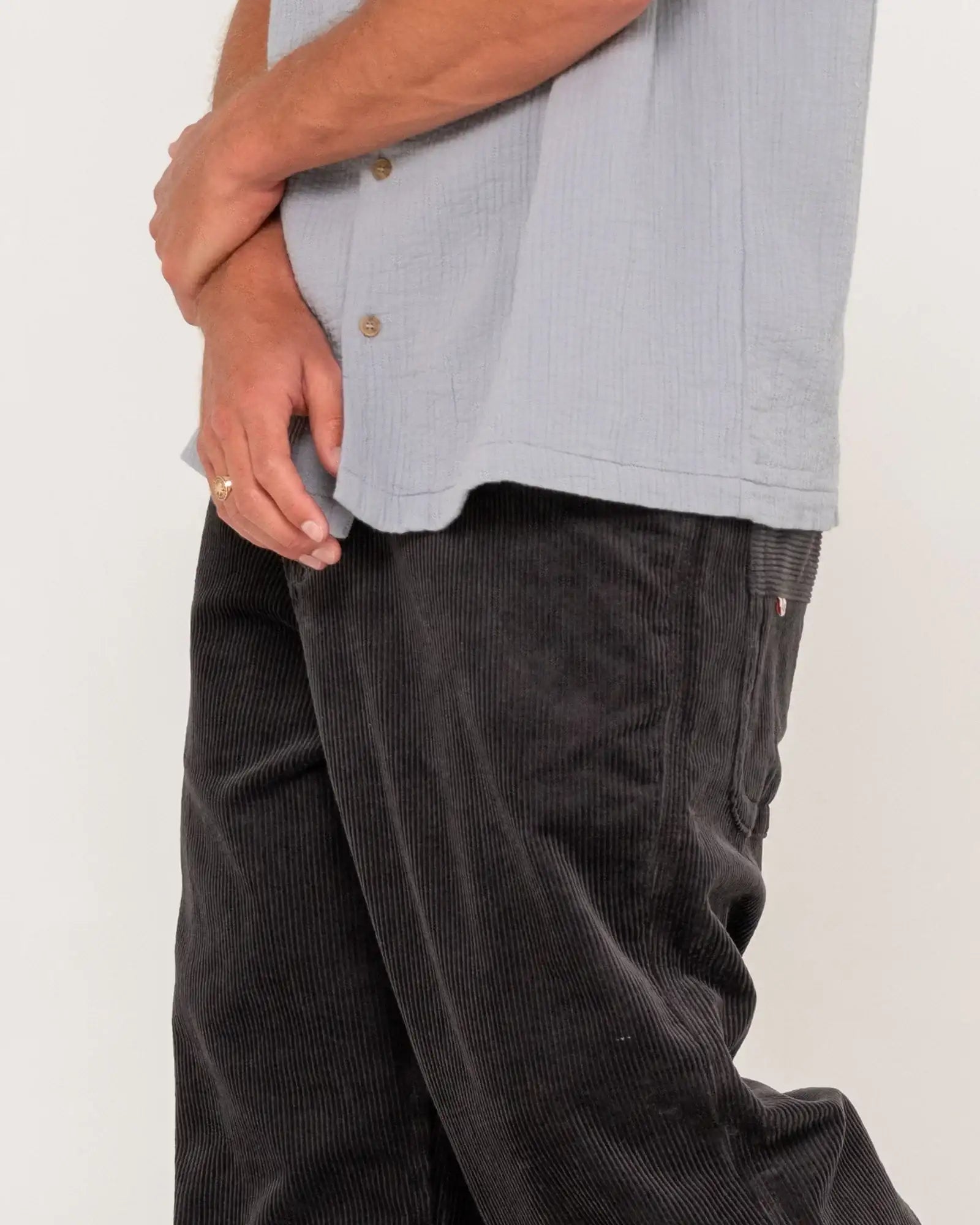 Rusty - Flip Daddy Cord Pant | Coal