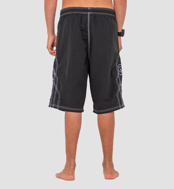 Rusty - Tombstones Hybrid Waist Boardshort | Black