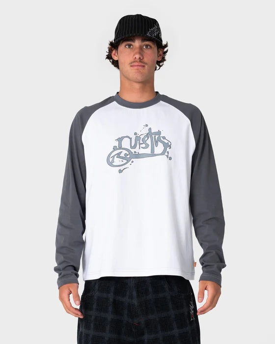 Rusty - Sip The Sizzurp Long Sleeve Tee | White